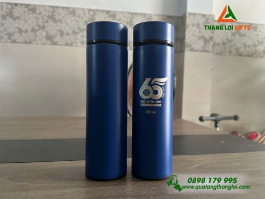 Bình Giữ Nhiệt 500ml - Khắc Logo 65 Năm Trường Đại Học Y Hà Nội