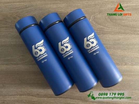 Bình Giữ Nhiệt 500ml - Khắc Logo 65 Năm Trường Đại Học Y Hà Nội