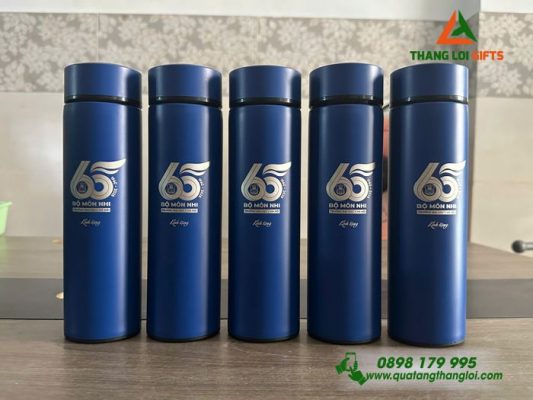 Bình Giữ Nhiệt 500ml - Khắc Logo 65 Năm Trường Đại Học Y Hà Nội