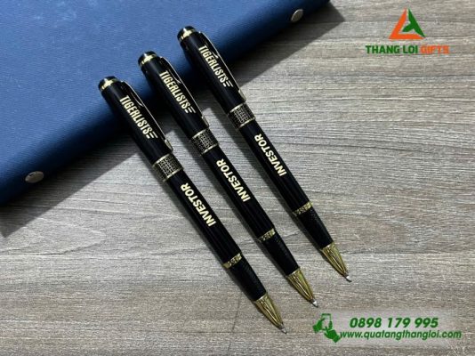 Bút Ký Kim Loại Nắp – Khắc Logo Doanh Nghiệp TIGERGISTS