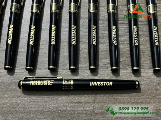 Bút Ký Kim Loại Nắp – Khắc Logo Doanh Nghiệp TIGERGISTS