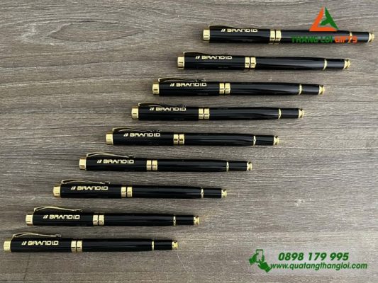 Bút Ký Kim Loại Nắp - Khắc Logo Doanh Nghiệp BRAND ID