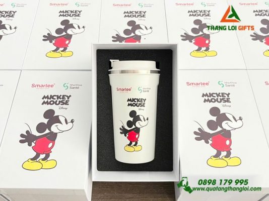 Ly Giữ Nhiệt 510ml – In Logo Nha Khoa Smartee Mickey Mouse