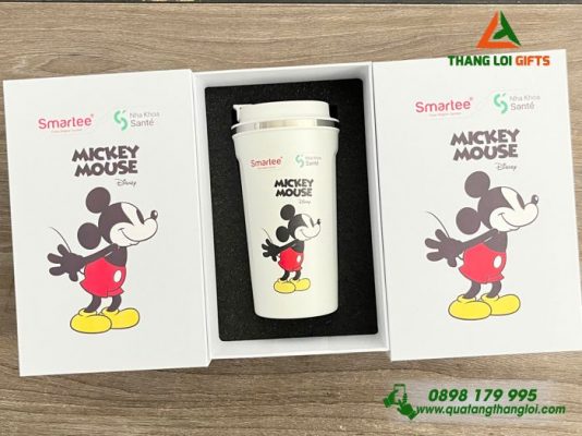 Ly Giữ Nhiệt 510ml – In Logo Nha Khoa Smartee Mickey Mouse