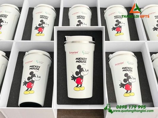 Ly Giữ Nhiệt 510ml – In Logo Nha Khoa Smartee Mickey Mouse