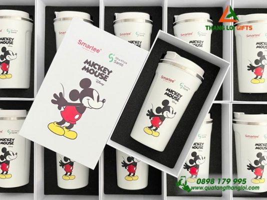 Ly Giữ Nhiệt 510ml – In Logo Nha Khoa Smartee Mickey Mouse
