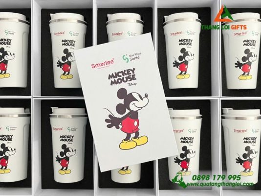 Ly Giữ Nhiệt 510ml – In Logo Nha Khoa Smartee Mickey Mouse