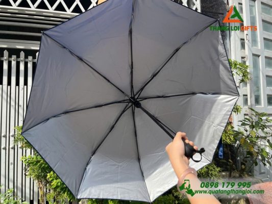 Ô Dù Cầm Tay Gập 3 Màu Xanh – In Logo Doanh Nghiệp Royal Thai