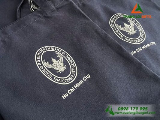 Túi Vải Canvas Màu Xanh – In Logo Royal Thai