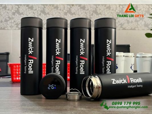 Bình Giữ Nhiệt Đèn LED – In Logo Doanh Nghiệp Zwick Roell Group