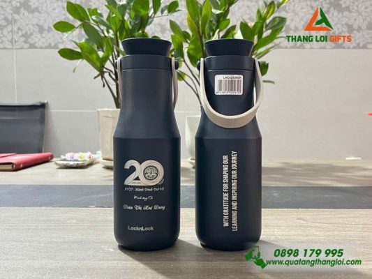 Bình Giữ Nhiệt Lock&Lock - Khắc Logo Trường Đại Học Nông Lâm