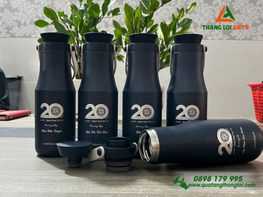 Bình Giữ Nhiệt Lock&Lock - Khắc Logo Trường Đại Học Nông Lâm