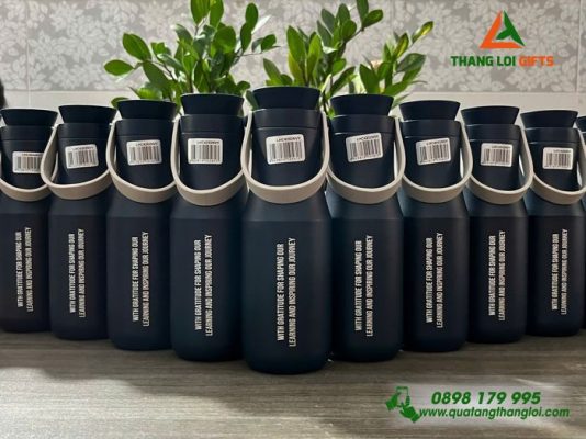 Bình Giữ Nhiệt Lock&Lock - Khắc Logo Trường Đại Học Nông Lâm