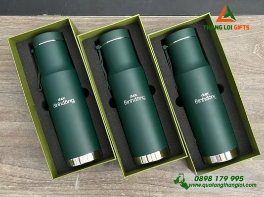 Bình Giữ Nhiệt Lock&Lock - Khắc Logo Doanh Nghiệp Dược Bình Đông