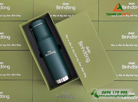 Bình Giữ Nhiệt Lock&Lock - Khắc Logo Doanh Nghiệp Dược Bình Đông