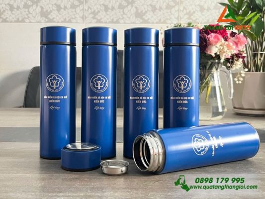 Bình Giữ Nhiệt 500ml - Khắc Logo Bảo Hiểm Xã Hội Việt Nam