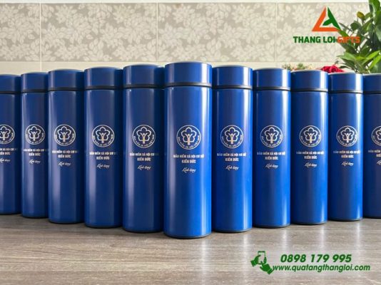 Bình Giữ Nhiệt 500ml - Khắc Logo Bảo Hiểm Xã Hội Việt Nam