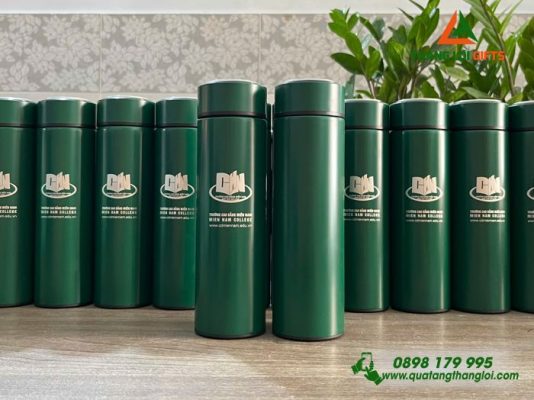 Bình Giữ Nhiệt 500ml - Khắc Logo Trường Cao Đẳng Miền Nam
