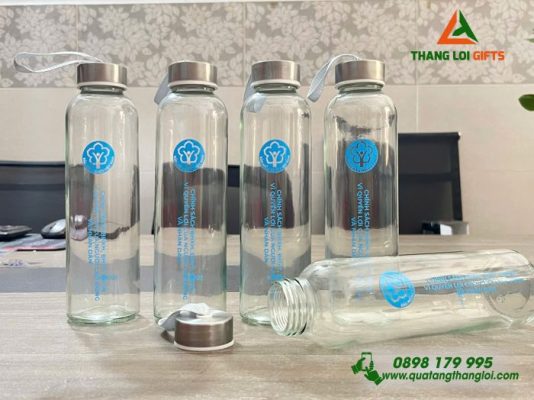 Bình Thủy Tinh – In Logo Bảo Hiểm Xã Hội Việt Nam