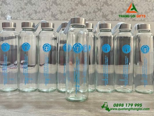 Bình Thủy Tinh – In Logo Bảo Hiểm Xã Hội Việt Nam