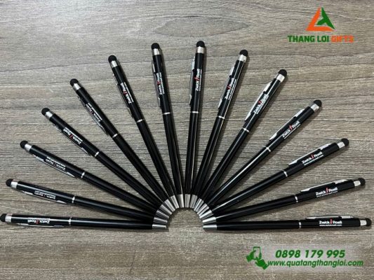 Bút Bi Nhựa Màu Đen – In Logo Doanh Nghiệp Zwick Roell Group