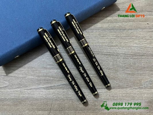 Bút Ký Kim Loại Nắp – Khắc Tên Trường Tiểu Học Kim Đồng