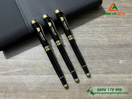 Bút Ký Kim Loại Nắp – Khắc Logo Doanh Nghiệp Hoàn Mỹ