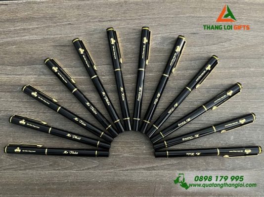 Bút Ký Kim Loại Nắp – Khắc Logo Doanh Nghiệp Sai Gon King Land