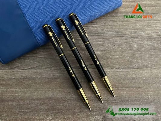 Bút Ký Kim Loại Nắp – Khắc Logo Doanh Nghiệp Sai Gon King Land