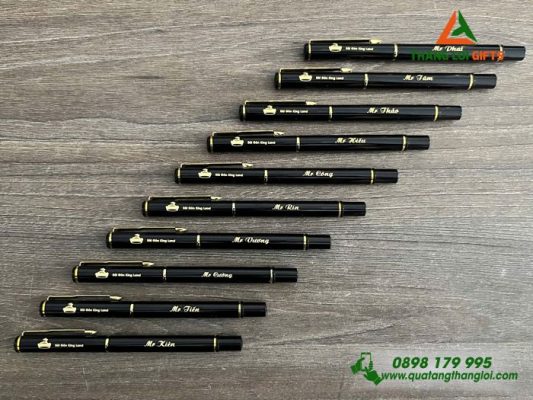 Bút Ký Kim Loại Nắp – Khắc Logo Doanh Nghiệp Sai Gon King Land