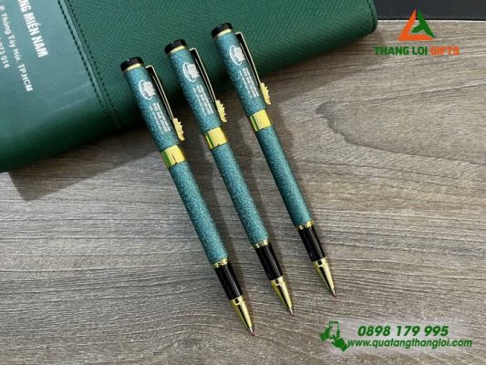 Bút Ký Kim Loại Đầu Rồng - Khắc Logo Trường Cao Đẳng Miền Nam