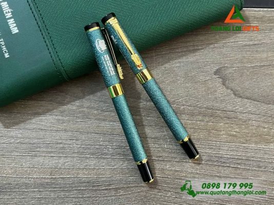 Bút Ký Kim Loại Đầu Rồng - Khắc Logo Trường Cao Đẳng Miền Nam