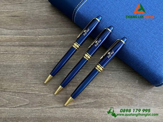 Bút Ký Kim Loại Xoay - Khắc Logo Doanh Nghiệp Kofi Kai