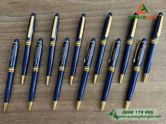 Bút Ký Kim Loại Xoay – Khắc Logo Doanh Nghiệp Suntory PepsiCo