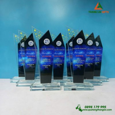 Cúp Pha Lê - In Logo Doanh Nghiệp Làm Qùa Tặng