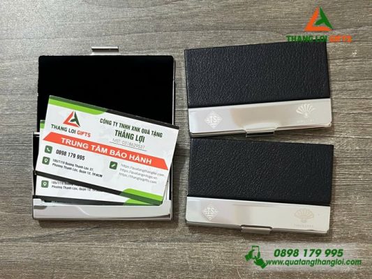 Hộp Namecard Vuông – Khắc Logo Doanh Nghiệp Trung Sơn Pharma