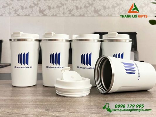 Ly Giữ Nhiệt Màu Trắng 510ml - In Logo Doctranslate.io