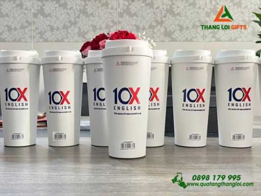 Ly Giữ Nhiệt Lock&Lock LHC3249 - In Logo Trung Tâm Tiếng Anh 10X