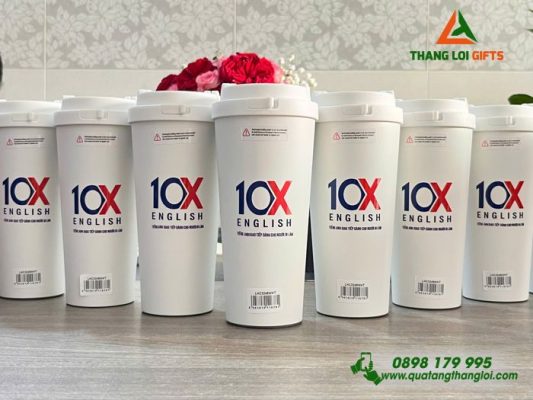 Ly Giữ Nhiệt Lock&Lock LHC3249 - In Logo Trung Tâm Tiếng Anh 10X