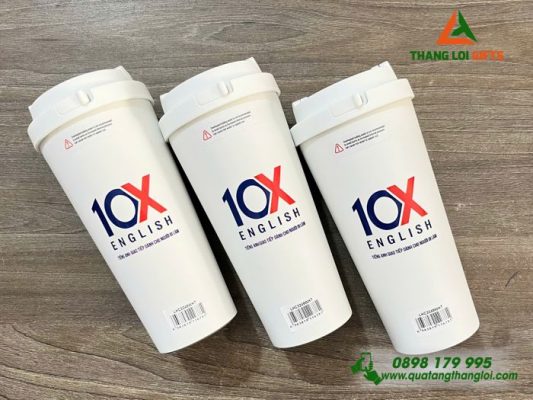 Ly Giữ Nhiệt Lock&Lock LHC3249 - In Logo Trung Tâm Tiếng Anh 10X