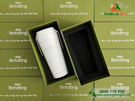 Ly giữ nhiệt Lock&Lock – In Khắc Logo Doanh Nghiệp Dược Bình Đông