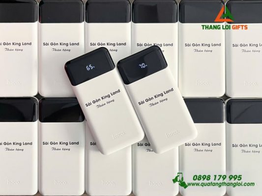 Pin Sạc Dự Phòng Hoco – In Tên Doanh Nghiệp Sai Gon King Land