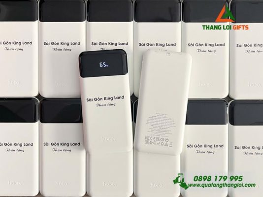 Pin Sạc Dự Phòng Hoco – In Tên Doanh Nghiệp Sai Gon King Land