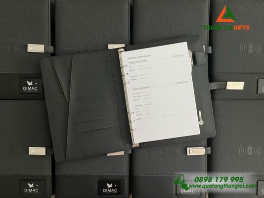 Sổ Tay Đa Năng 8.000mAh Màu Đen - Khắc Logo Công Ty Luật DIMAC