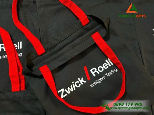 Túi Vải Canvas Màu Đen – In Logo Doanh Nghiệp Zwick Roell Group