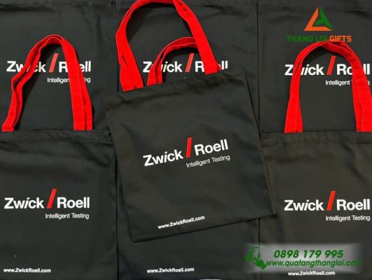 Túi Vải Canvas Màu Đen – In Logo Doanh Nghiệp Zwick Roell Group