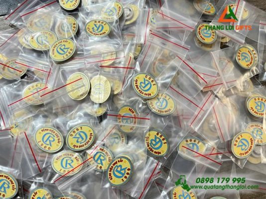 Huy Hiệu Cài Áo Nam Châm Hít - In Logo Bệnh Viện Chợ Rẫy