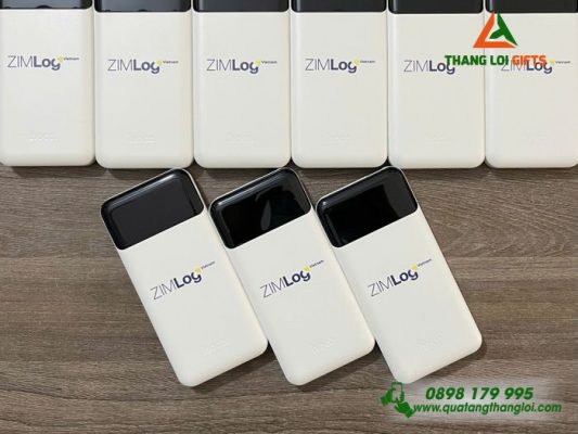 PST 02 - Pin Sạc Dự Phòng Hoco 10.000mAh - In Logo Làm Quà Tặng 