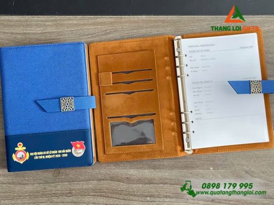 Sổ Tay Bìa Còng – In Logo Đoàn Cơ Sở Lữ Đoàn 189 Hải Quân