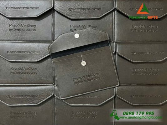 Ví Da Đựng Giấy Tờ Ô Tô – Dập Chìm Logo Hyundai An Giang